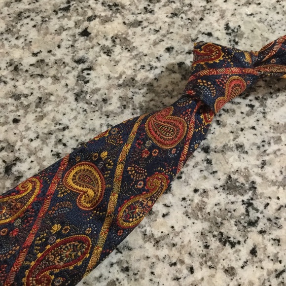 Jay Kos 100% silk handmade neck tie - Picture 5 of 6